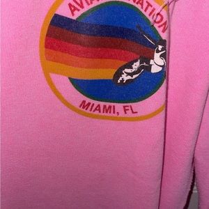 Authentic Aviator nation sweatpants,Size XL,Neon Pink